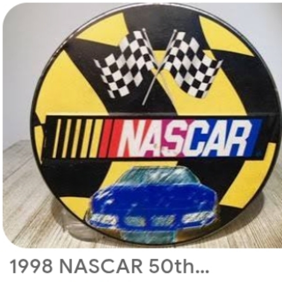 Nascar 50th Anniversary Vintage Metal Tin 1998 - Picture 9 of 16